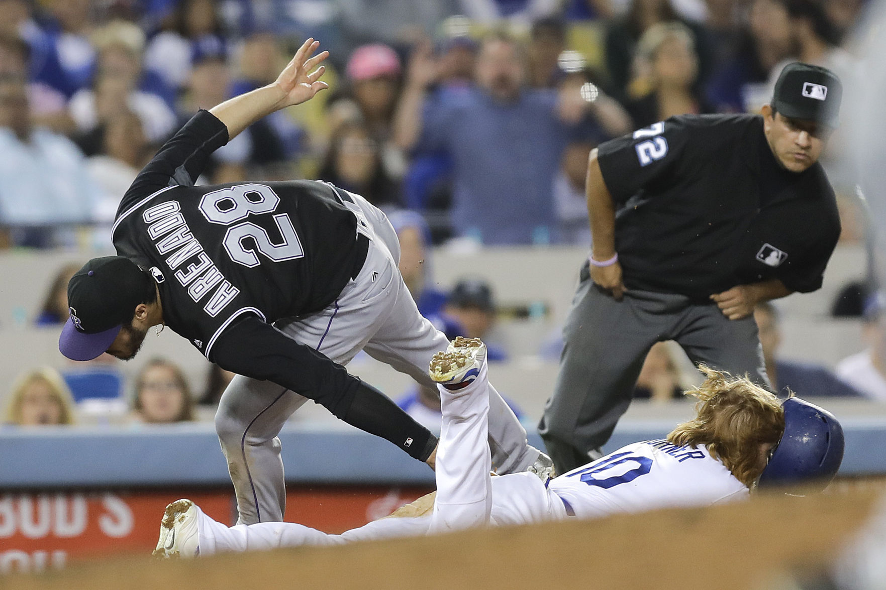 Rockies Dodgers Baseball